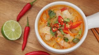 Thai Shrimp Soup Recipe [upl. by Brunella]