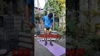 Leg Workout 🔥  At Home  No Equipment ‼️ ✅ Rest Time 45 second legworkout legday leg power [upl. by Airat]