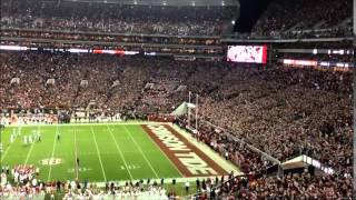 Alabama fans sing Dixieland Delight during Iron Bowl 2014 [upl. by Nostets]