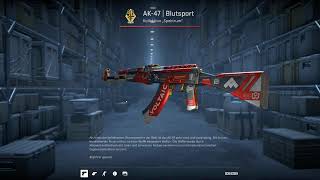 Epischer CS2 Skin AK47 Bloodsport aus der Spectrum Collection cs2 cs2caseopening cs2skins [upl. by Arlyn]