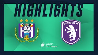 RSC Anderlecht  K Beerschot VA moments forts [upl. by Mcarthur]