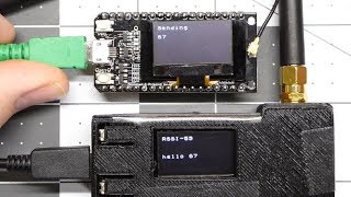 Esp32 LORA OLED Modules [upl. by Enimzzaj]