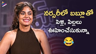 Faria Abdullah Reveals Her First Crush  Faria Abdullah Interview  Mathu Vadalara 2 Telugu Movie [upl. by Goran898]