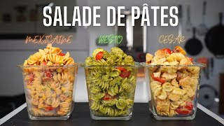 3 DELICIEUSES SALADES DE PÂTES  FOOD IS LOVE [upl. by Eerazed]