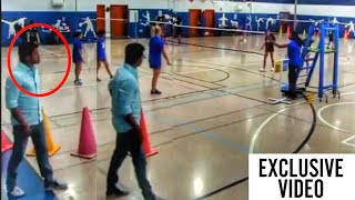 2019  Thalapathy Watching His Daughter While Playing Badminton 👌 [upl. by Ettevad]