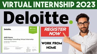 Deloitte Online Internship with Certificate  Learn Coding  What is Data Analytics  Cyber Security [upl. by Gavini428]