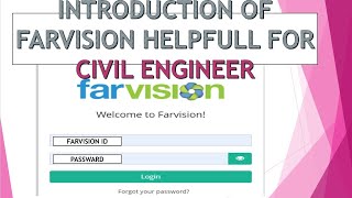 FARVISION ERP SOFTWARE HELP FULL FOR CIVIL Engineer BILLING EngineerConstruction 🏗️ [upl. by Elson65]