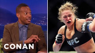 Marlon Wayans Wants Ronda Rousey To Dominate Him  CONAN on TBS [upl. by Edas437]