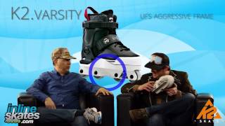 2014 K2 Varsity Aggressive Inline Skate Overview by INLINESKATESCOM [upl. by Ddet390]