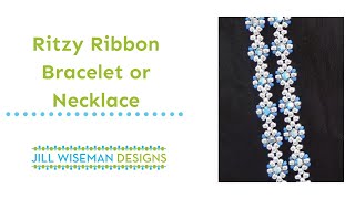 FREE project Ritzy Ribbon Necklace [upl. by Gorman]