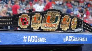 Canes Baseball  Hype Video ACC Tournament  52616 [upl. by Anitnegra]