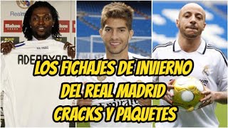 EL REAL MADRID Y TODOS SUS FICHAJES DE INVIERNO DESDE LEYENDAS COMO MARCELO HASTA GRAVESEN [upl. by Elokkin325]