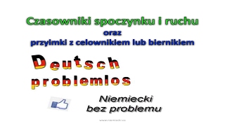 Czasowniki spoczynku i ruchu  ćwiczenia  Niemiecki bez problemu  Niemiecki dla początkujących [upl. by Ahsemot]