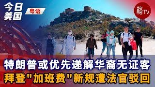 （粤）特朗普或优先递解华裔无证客；拜登加班费新规遭法官驳回【今日美国】111524 [upl. by Lavotsirc342]