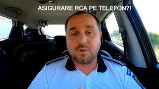 Poti sa prezinți polițistului ASIGURAREA RCA și pe telefon [upl. by Shreeves]