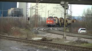 Saarlandtour BR 140 mit Torpedowagen in Bous und Ensdorf [upl. by Ellainad]