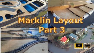 Märklin Digital A 3 rail Model Railway Project PART 3  Starting the scenery [upl. by Fagen]