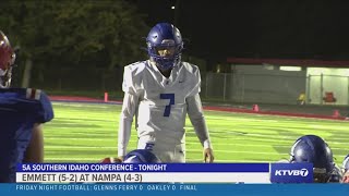 Highlights Emmett tops Nampa 5328 in 5A SIC shootout [upl. by Eladnar511]