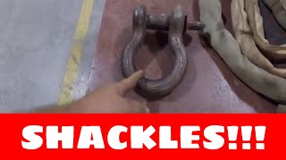 Shackles and how to use them in rigging [upl. by Docile]