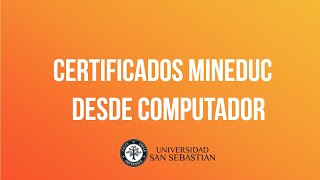 ¿Cómo obtener certificados de estudios del MINEDUC desde computadora [upl. by Olinde]