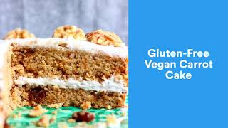 GlutenFree Vegan Carrot Cake [upl. by Paulson]