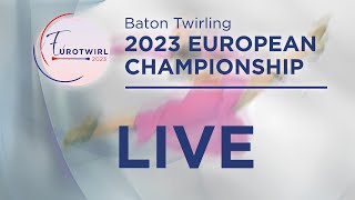 Championnat dEurope Twirling Bâton 2023 Jour 2 Matin [upl. by Nessi]