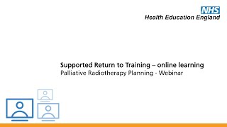 Palliative Radiotherapy Planning  Webinar [upl. by Acinomaj]