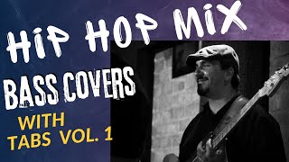 Mix of Hip Hop Bass Lines  De La Common Pete Rock Dre SOM Beasties J5 Digable w Tabs [upl. by Ogram]