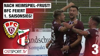 Nach HeimspielFrust BFC brilliert dank Knezevic amp Dadashov BFC  ZFC  Regionalliga Nordost [upl. by Notirb]