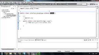 TUTO céer une inetrface en JAVA [upl. by Arit940]