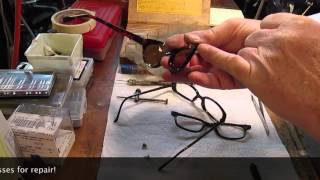 Introduction to Broken Eyeglass Hinges  Parts of a Hinge [upl. by Gasper]