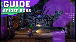 How to Beat The Spider Boss in Luigis Mansion 2 HD [upl. by Housen865]