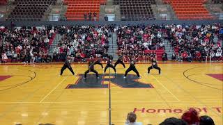 RHS Dance Team  BEST PEP RALLY PERFORMANCE 20232024 [upl. by Zetnom]