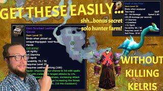 EASY EPIC GET Void Touched Gloves WITHOUT killing Kelris  SOLO Raid Farm Season of Discovery WoW [upl. by Eelegna]