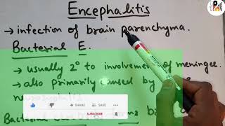 Encephalitis  Bacterial encephalitis [upl. by Mays]