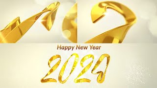 Happy New Year 2024 Intro  After Effects Template  aetemplates [upl. by Kaile437]