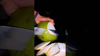 Amazingpeeling fresh coconuts at night with a knife asmr satisfying fruit [upl. by Esiahc]