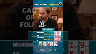 Daniel Negreanu got Extremely TILT 😰 poker highstakespoker [upl. by Dleifniw]