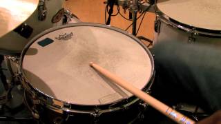 How to Play a 44 Drum Beat  Drum Lessons [upl. by Salvay]