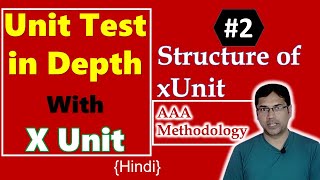 2 xUnit Setup c  Structure of Unit Test  AAA methodology  Hindi [upl. by Enneirb]