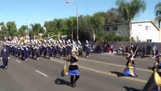 Montebello HS  The Belle of Chicago  2014 La Palma Band review [upl. by Evad]