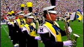 Michigan Marching Band 92 The Star Spangled BannerVictors Trio [upl. by Hauser]