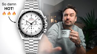 NEW Omega Speedmaster Pro White Dial  SO HOT [upl. by Dreeda]