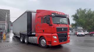 17m side curtain semitrailer [upl. by Lebyram]