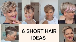 6 ways to style a short pixie cut  SALIRASA [upl. by Lull441]