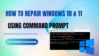 How to Repair Windows in 3 Commands [upl. by Hamal]