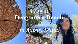 oneday trip from Athens to Agistri Island  Dragonera beach  Greece travel vlog [upl. by Shaner323]