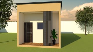 AMAZING SMALL HOUSE DESIGN  I BEDROOM [upl. by Lisbeth]