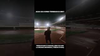 Koreo La grande di tribun Utara GBK  shorts timnasindonesia [upl. by Accissej528]