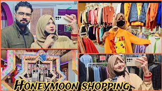 shadi k baad Pehli Shopping Honeymoon ki kari😍 Husband ki planning Amber Naz official♥️ [upl. by Mosnar]